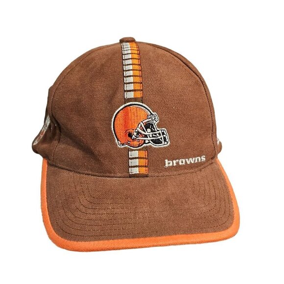 Vintage Cleveland Browns NFL Countdown 99 Brown Hat With Orange Accents - Picture 1 of 12